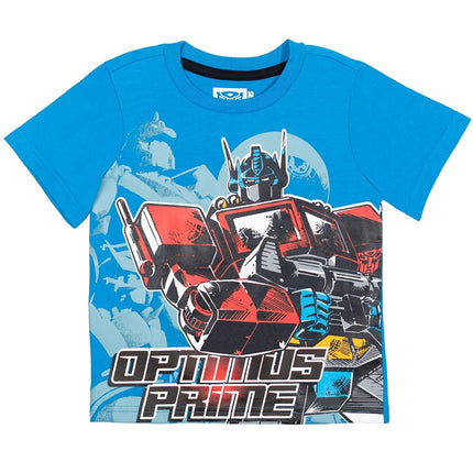 Transformers Bumblebee Optimus Prime Boys 3 Pack Short Sleeve T-Shirt - - 3 Years