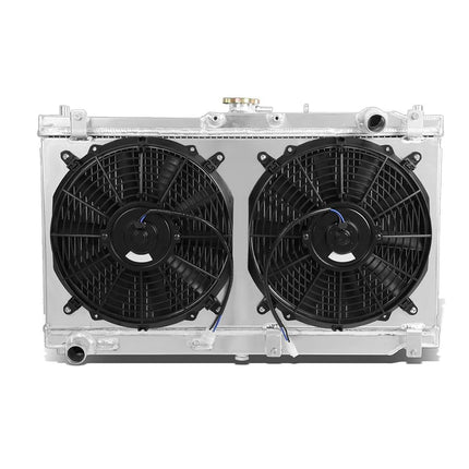 DNA Motoring RA+FS-MM98-2 Dual Core 2-Row Radiator