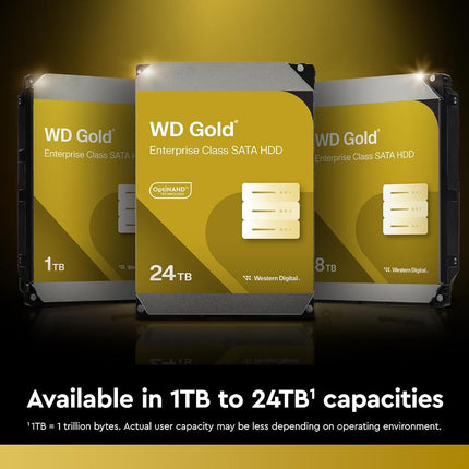 Western Digital WD 22TB WD221KRYZ Gold 7200 SA3