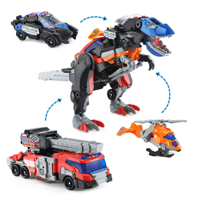 VTech Switch and Go Rex de Rescate 3 en 1 (Embalaje sin Frustraciones)