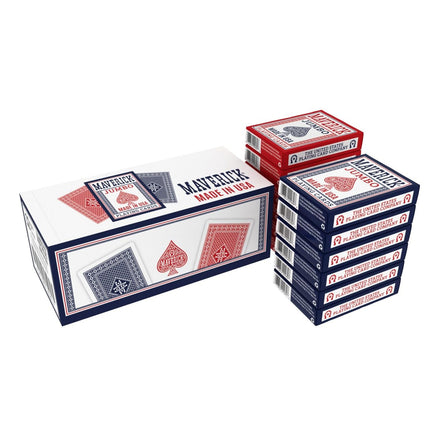Maverick Playing Cards 12 Pack, Made in USA, Jumbo