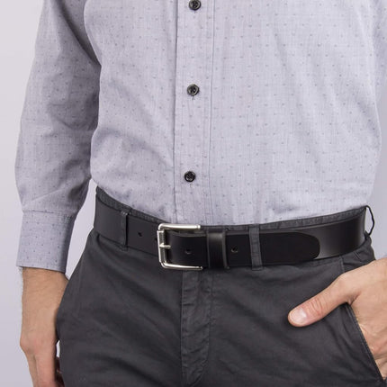 Dockers Men's Leather Casual Belt, Black, 34