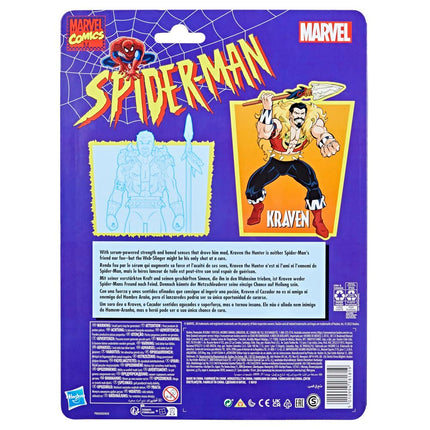 Figura Hasbro Kraven Spiderman Marvel Comics 15cm