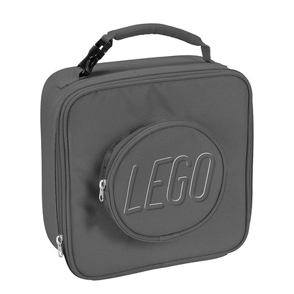 LEGO Lunch Bag, Durable and Insulated, with Mesh Pouch and Zip Compartment, Perfect for On-The-Go Meals, Blue, Blue, One Size, Lego Brick Lunch Bag