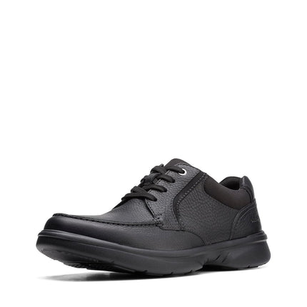 Clarks Mens Bradley Vibe, Black Tumbled, 14 Wide