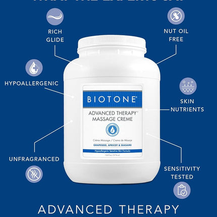 Biotone Advanced Therapy Massage Creme 16 Ounce