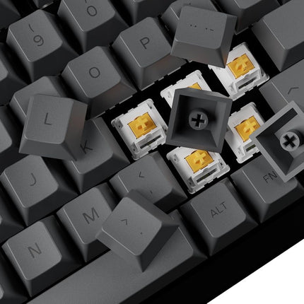 GLORIOUS GPBT Keycaps Cherry Profile (Black Ash)