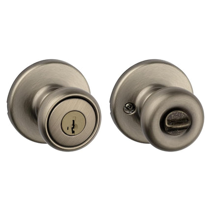 Kwikset Tylo Keyed Entry Door Knob with Microban A