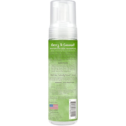 Tropiclean No Rinsing Berry and Coconut Deep Cleansing Waterless Shampoo for Dogs 220mL