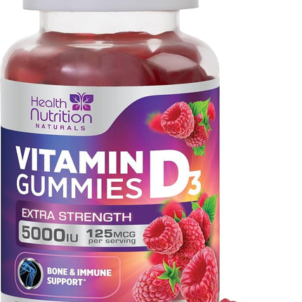 Health Nutrition Naturals Vitamin D3 Gummies 5000I