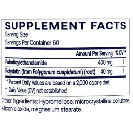 PEAlief Pea + Polydatin – New Bladder & Urinary Comfort Support with Clinically Tested Ingredient Combination — One Pill Per Day, 60 Day Supply