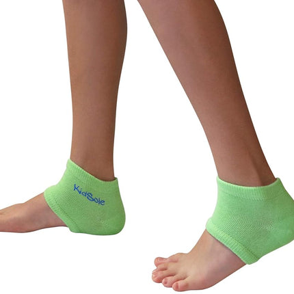 KidSole Sangle de Talon en Gel pour Enfants Souffrant de Sensibilité du Talon due à la Maladie de Sever, à la Fasciite Plantaire. (Vert)