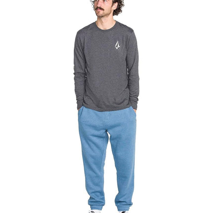 Volcom Men's Iconic Deadly Stones Long Sleeve T-Shirt, Charcoal, XXL