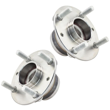 TRQ Front Wheel Hub & Bearing Assembly Pair Set for 90-05 Mazda Miata