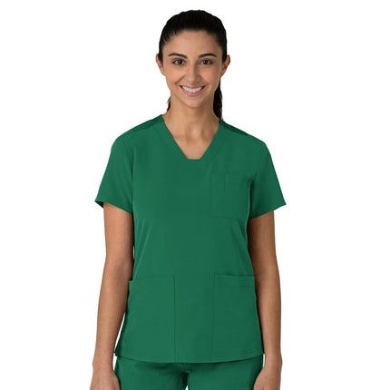 WonderWink Women's Flex-n-Reach V-Neck Scrub Top, 