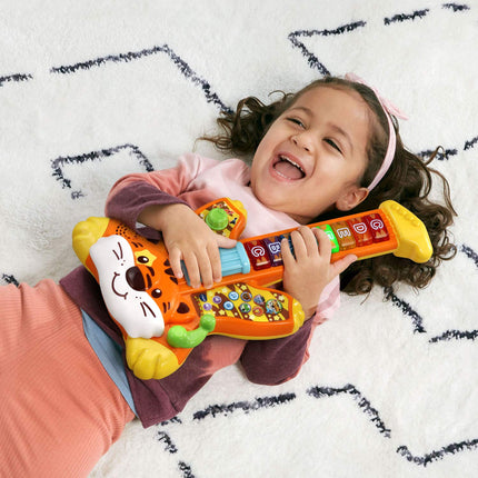 Guitarra Rockera Tigre Zoo Jamz VTech, Naranja