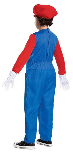 Disguise Official Deluxe Nintendo Super Mario Costume Kids, Mario Fancy Dress Up Outfit for Boys Children, Halloween Birthday World Book Day Week Mario Bros Costume for Kids Small
