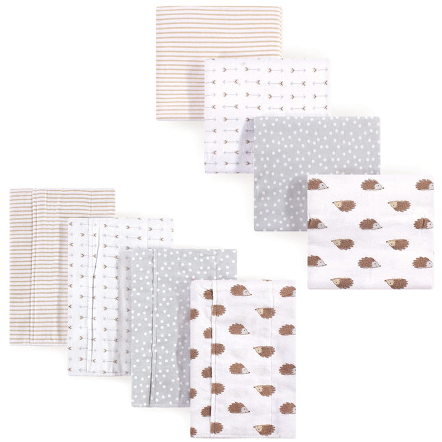 Hudson Baby Unisex Baby Cotton Flannel Burp Cloths