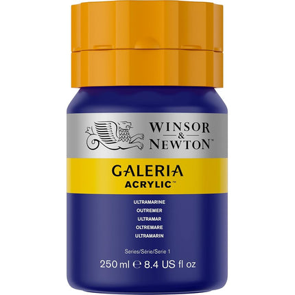 Winsor & Newton, acrylic paint, ultramarine, 250 ml (Pack of 1)