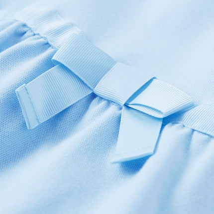 Gymboree Girls and Toddler Short Sleeve Knit Polo Dress, Sky Blue, 5T