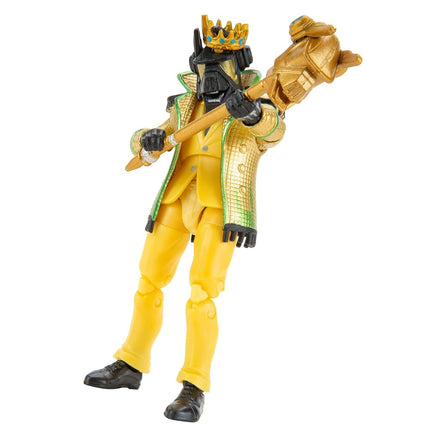 Fortnite SOLO MODE - Y0ND3R (Solid Gold) - 4-Inch Highly Detailed Figure with SC3PT3R Harvesting Tool