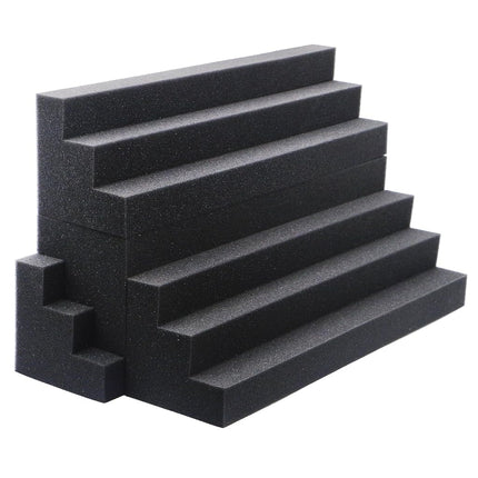 24 Pack Bass Traps Acoustic Foam Panels - 12" X 3" X 3" Bass Trap Acoustic Foam Corner Block- High Density Soundproofing Foam - Acoustic Panels for Home, Studio or Theater