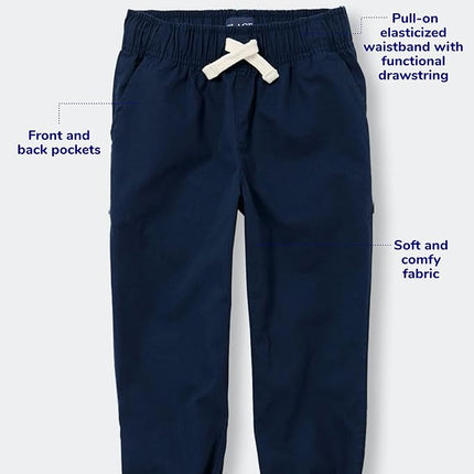 The Children's Place Boys' Pull on Jogger Shorts, Tidal Single, 7