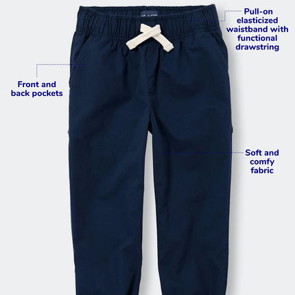 The Children's Place Boys' Pull On Jogger Shorts, Tidal Single, 10