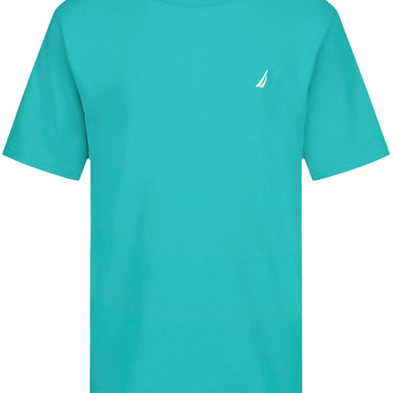 Nautica Boys' Short Sleeve Solid Crew Neck T-Shirt