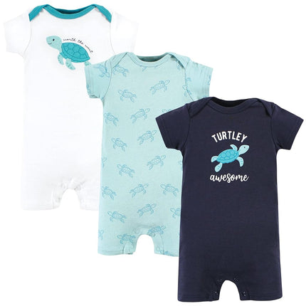 Mamelucos de algodón unisex Hudson Baby, tortuga marina, 0-3 meses
