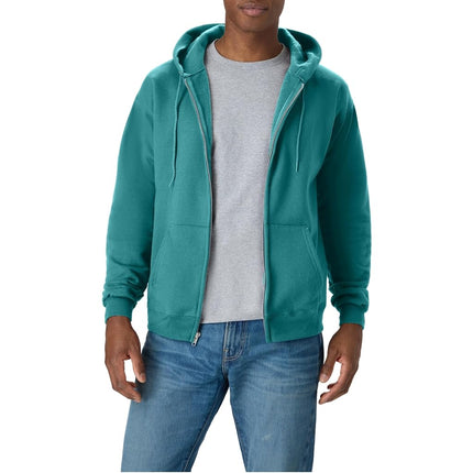 Hanes Men's Zip-Up Hoodie, EcoSmart Fleece Full-Zi
