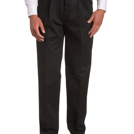 Haggar Men's Work to Weekend Classic Fit Pleat Reg