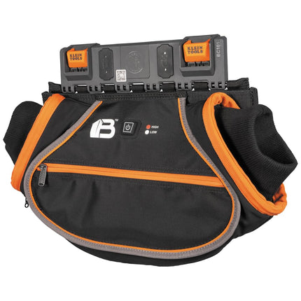 Klein Tools BC101C Rechargeable Hand Warmer, Compatible with Work Track System Modules, Oversized Bag for Class 2 Gloves