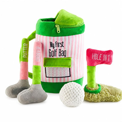Pink Golf Plush Set