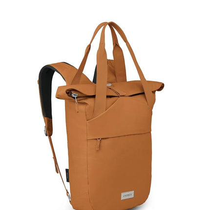 Osprey Arcane Zip Top Tote Backpack, Toffee Orange
