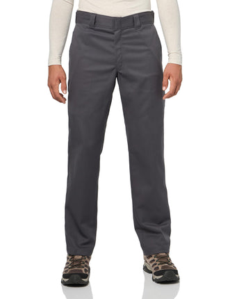 Dickies Mens 873 Slim Fit Work Pants, Charcoal, 32