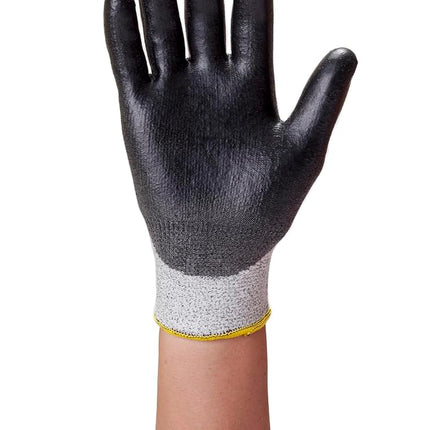 3M Comfort Grip Gloves CGL-CR, Cut Resistant (ANSI 3), Size L (Pair of Gloves), Grey