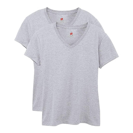 Hanes Women's Nano Premium Cotton V-Neck T-Shirt P