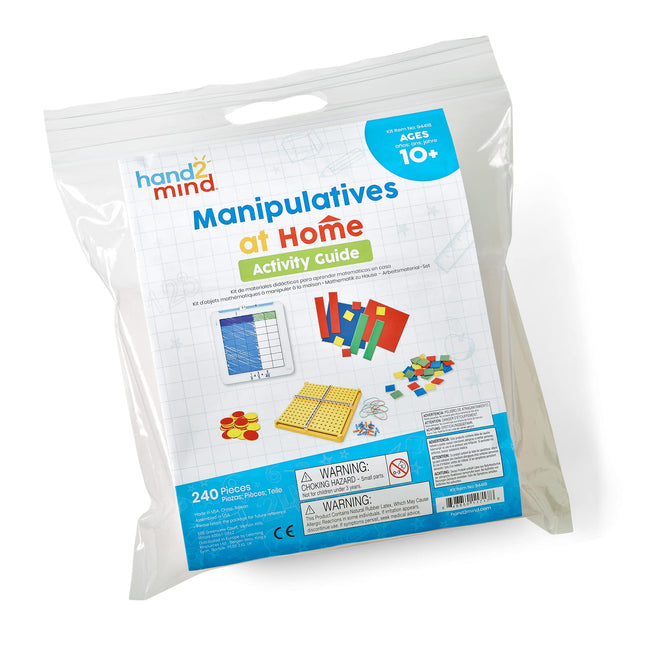Learning Resources Take Home Maths Manipulatives Kit for Kids Ages 11-13 with Algebra Tiles, Build-A-Grid, Two Colour Counters, Colour Tiles and Coordinate Pegboard (Single Kit)