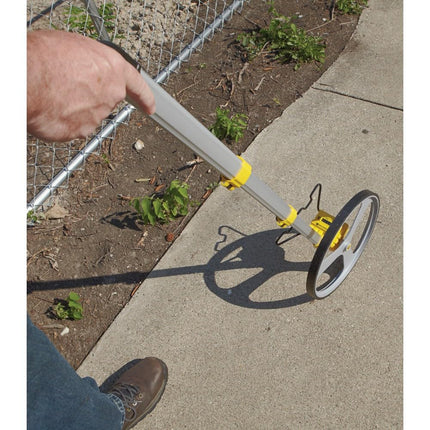 BOSCH Rolatape RT312 12.5-Inch Aluminum Measuring Wheel - Lightweight, Durable Design, Ideal for Landscaping & Construction, Yellow