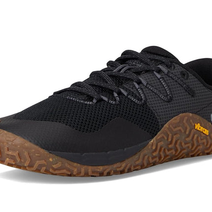 Merrell Men's Trail Glove 7 Sneaker, Black/Gum, 7.5 UK