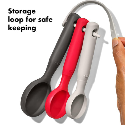 OXO Good Grips 3-Piece Silicone Cookie Scoop Set