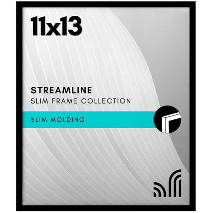 Americanflat 11x13 Picture Frame with Shatter-Resi