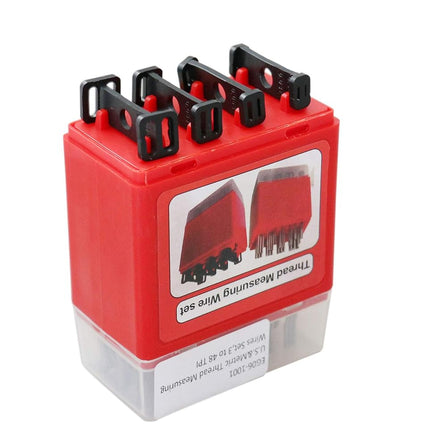 Accusize Industrial Tools U.S. and Metric Thread Measuring Wire Sets, Eg06-1002