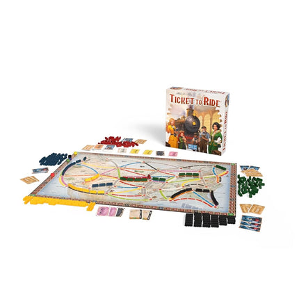 Asmodee | Ticket to Ride Refresh | Family Board Game | Ages 8+ | 2-5 Players | 30-60 Minutes Playing Time