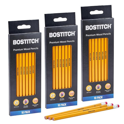 Bostitch Premium #2 Pencils, Premium Wood, Unsharp