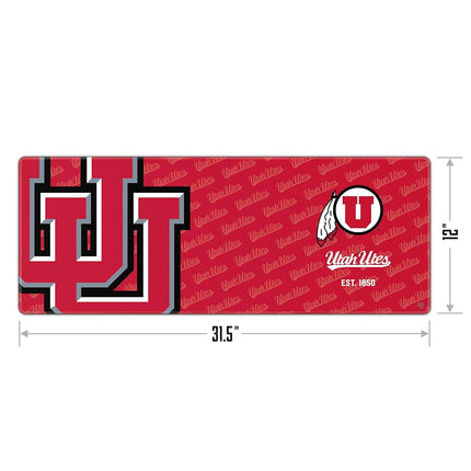YouTheFan NCAA Utah Utes Logo Series Desk Pad SMU