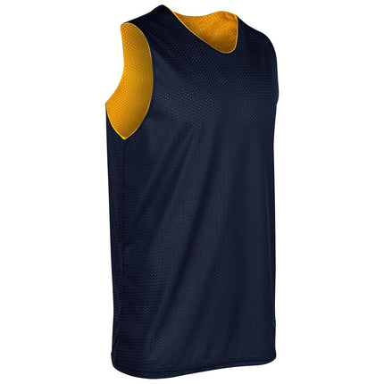 CHAMPRO Men's Zone Reversible Basketball Jersey Navy, Gold