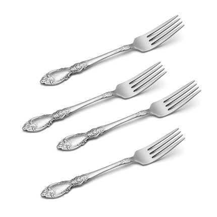 Oneida Wordsworth Dinner Forks Silverware Set for 4, Flatware