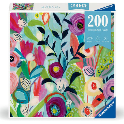 Ravensburger Puzzle Moment: Watercolor Bouquet 200 Piece Jigsaw Puzzle for Adults - 12001321 - Handcrafted Tooling, Made in Germany, Every Piece Fits Together Perfectly